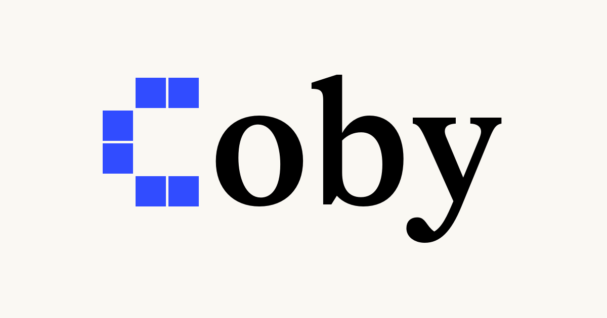 Coby | Build what's worth building